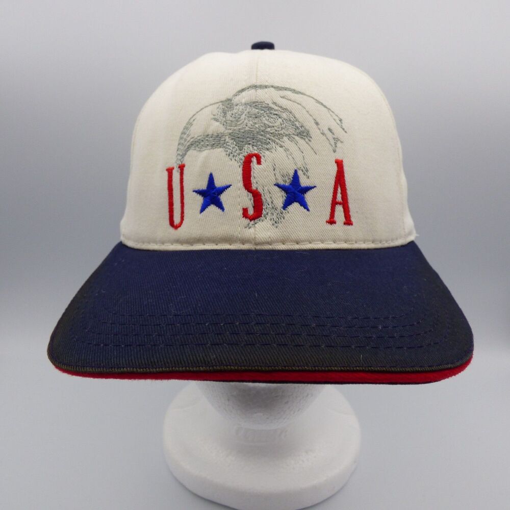 USA Bald Eagle Disney World Vintage Retro America Dad Hat cap Rare Adjustable OS